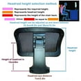thumbnail image 3 of SharkTRUE Office Computer Chair Headrest Office Chair Headrest Frame Headrest Extension Pillow Neck Chair R9h2, 3 of 8