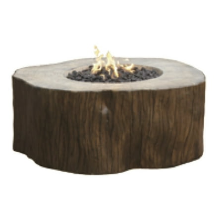 Elementi Outdoor Manchester Fire Pit Table 42 X 40 Inches Redwood