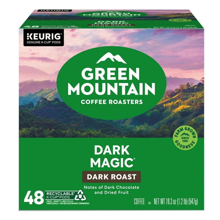 Green Mountain Coffee Roasters, Dark Magic Dark Roast K-Cup Coffee