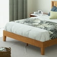 thumbnail image 3 of Zinus Alexia 37" Deluxe Wood Platform Bed with Headboard, Rustic Pine, Full, 3 of 11