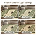 thumbnail image 7 of ODIKA 5'x7' Washable Area Rug Cabin Motif Forest Border Wildlife Print Motifs Lake Fishing Flowing Dynamic for Dining Room, Under Table, Home Office, Non-Slip Chair-Friendly, 7 of 7