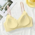 thumbnail image 6 of Wireless Bras for Women Seamless Bralettes Everyday Tshirt Bras V Neck Wirefree Bra Adjustable Strap Sleeping Bra, 6 of 6