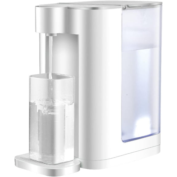 Desktop Water Dispenser Instant Hot Water Dispenser Adjustable 5 Temperatures & 2 Water Outputs 102 OZ Water Tank Capacity