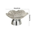 thumbnail image 3 of Seyotauo Decorative Pedestal Bowl Dish Holder Dessert Display Stand Decor Fruit Basket Serving Tray for Drawing Room Housewarming Gift,Fruit Bowl Fruit and Vegetable Holder Modern Pedestal Bowl Decor, 3 of 6