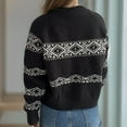 thumbnail image 7 of Womens Sweaters Classic Crewneck Button Cardigan Sweater Open Front Long Sleeve Knit Shirt Jackets, 7 of 7