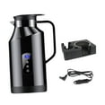 thumbnail image 4 of Yinanstore 12V 24V Car Kettle Electric Boiler Vehicle Travel Kettle for Tea Coffee 1200ml With Base, 4 of 8