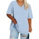 thumbnail image 1 of Camisetas de Cuello en V Mujeres de Manga Corta Sobredimensionada Impresa Camiseta Interior de Verano, Top Deportivo para el Uso Casual, 1 of 4