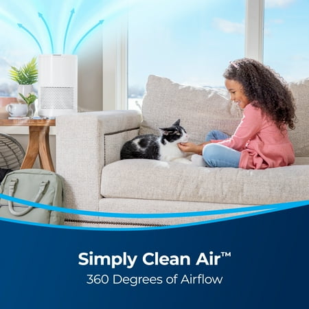 BISSELL - MYair Pro Air Purifier - White