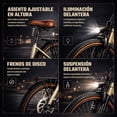 thumbnail image 3 of Bicicleta Electrica Vintange 7 Vel 35km/h Frenos Disco Urban Batería Interna, 3 of 7