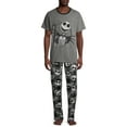 thumbnail image 2 of Disney Men's Nightmare Before Christmas Jack 3-Piece Pajama Set with Socks, 2 of 6