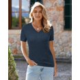 thumbnail image 2 of Jersey Arach&Cloz 2025 de moda primaveral con cuello en V y manga corta, 2 of 7
