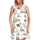 thumbnail image 1 of Balery Snake Vestidos de verano para mujer con estampado: vestido holgado sin mangas, vestido playero informal y cómodo para días calurosos., 1 of 7
