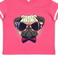 thumbnail image 4 of Inktastic Pug Dog July 4th Patriotic Sunglasses Boys or Girls Toddler T-Shirt, 4 of 5