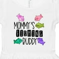 thumbnail image 4 of Inktastic Mommy's Fishing Buddy with Colorful Fish Girls Toddler Dress, 4 of 5