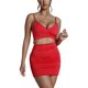 thumbnail image 1 of Vestido de mujer,YF8041 Vestido ajustado para mujer Vestido ajustado con cuello en V profundo Vestido ajustado elegante y moderno, 1 of 8