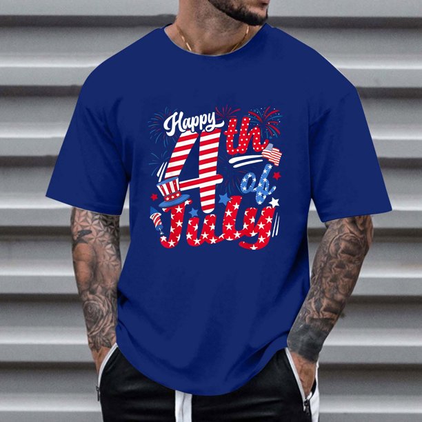 Tops para hombre, blusas y camisas de cuello redondo y manga corta para hombre, tops casuales de cuello redondo y manga corta con estampados especiales para hombre.