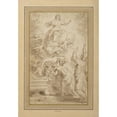 thumbnail image 2 of Peter Paul Rubens 14x18 Gold Ornate Wood Frame and Double Matted Museum Art Print Titled - The Assumption of the Virgin (1613-1614), 2 of 4