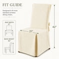 thumbnail image 5 of BrylaneHome Damask Set Of 2 Chair Covers, 5 of 6