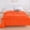 Orange, variant on EGYMEN Facecloth Coral Blanket, Ultra Soft Velvet Solid Color Throw, Cooling Fleece Summer Quilt, Multi-Purpose Air Conditioning Blanket(Red)