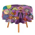 thumbnail image 3 of The Powerpuff Girls Round Tablecloth Print Decorative Table Cover Washable Table Cloths for Dining Party Picnic 36x36in, 3 of 8