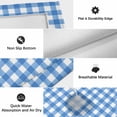 thumbnail image 6 of Outdoor Rug 3x5 ft Blue Check Buffalo Plaid Outdoor Large Area Rug Non Slip Rubber Pastoral Checkered Front Door Mat RV Rug Camping Carpet Patio Outdoor Rugs for Backyard Balcony Deck Porch Indoor, 6 of 9