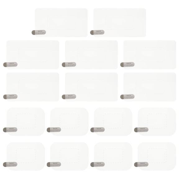 Homoyoyo Transparent Electrostatic Dash Cam Mounting Stickers 16 Pieces for Secure Car Camera Accessories