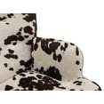 thumbnail image 6 of Guyou Modern Rocking Chair, Glider Nursery Chair with Tufted Wingback, Velvet Upholstered Accent Armchair for Living Room Bedroom Nursery, Milk Cow Print, 6 of 9