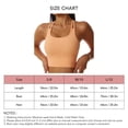 thumbnail image 4 of Sujetador deportivo ACTIVE de entrenamiento Camisetas sin Mangas Yoga Criss Cross Back Elástico cuello cuadrado, 4 of 5