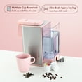thumbnail image 5 of Mecity Coffee Maker 3 in 1 Single Serve Coffee Machine, Compatible with K cup Capsules, Instant Coffee Pot, Tea maker, 6,8,10 Oz Cup, Removable 50 Oz Water Reservoir, 120V 1150W, Pink, 5 of 9
