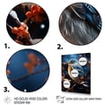 thumbnail image 3 of Designart "Winter Serenity Blue Bird Beauty III" Animals Canvas Wall Art - Traditional Blue Bird Hallway Wall Art Decor, 3 of 6
