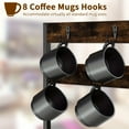 thumbnail image 5 of K Cup Holder Drawer - Coffee Pod Organizer for Counter, Sturdy k cups Storage Drawer with Mug Rack, Coffee Maker Stand, 35 Capacity Pods, Kitchen Countertop, Home & Office Counter Organizer, 5 of 7