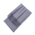 thumbnail image 2 of Becaristey Fashionable And Warm Scarf Multiple Colors Available Accessory For All Occasions Lightweight Pale Purple, 2 of 6