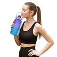 thumbnail image 4 of Leodye Water Bottle, Universal Fitness and Sports Water Bottle, Motivational Water Bottle with Times to Drink and Straw, 4 of 7
