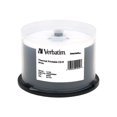 thumbnail image 1 of Verbatim CD-R 700MB 52X DataLifePlus White Thermal Printable - 50pk Spindle, 1 of 2