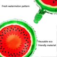 thumbnail image 3 of 9 Pieces Watermelon Foil Balloons Watermelon Mylar Balloons Cartoon Fruit Foil Balloons for Sum, 3 of 5