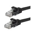 thumbnail image 1 of Monoprice FLEXboot Series - Patch cable - RJ-45 (M) to RJ-45 (M) - 30 ft - UTP - CAT 5e - snagless, stranded - black, 1 of 2