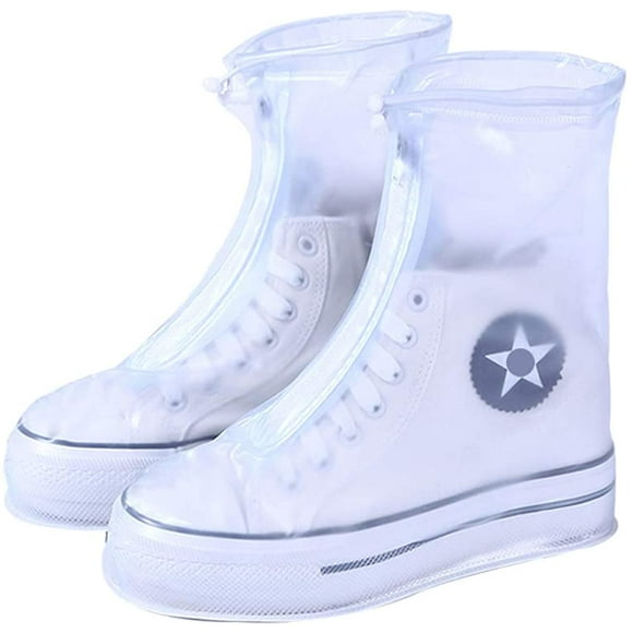 Reusable Rain Boot Rain Shoe Covers Non Slip Waterproof Overshoes Foldable Galoshes Men/Women/Kids