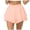 Pink, variant on Women's Yoga Sports Skirt - Double Layer Ruffle, Built-in Shorts, Breathable Athletic Skort for Tennis/Running