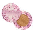 thumbnail image 2 of ZIATUBLE Cherry Blossom Bar Stool Cover Slipcovers Foldable Stool Seat Covers Cushion 12"-14" Lightweight Padded Bar Stool Covers Round Set 2 Pack Fit for Most of Regular Size Round Stool, 2 of 6