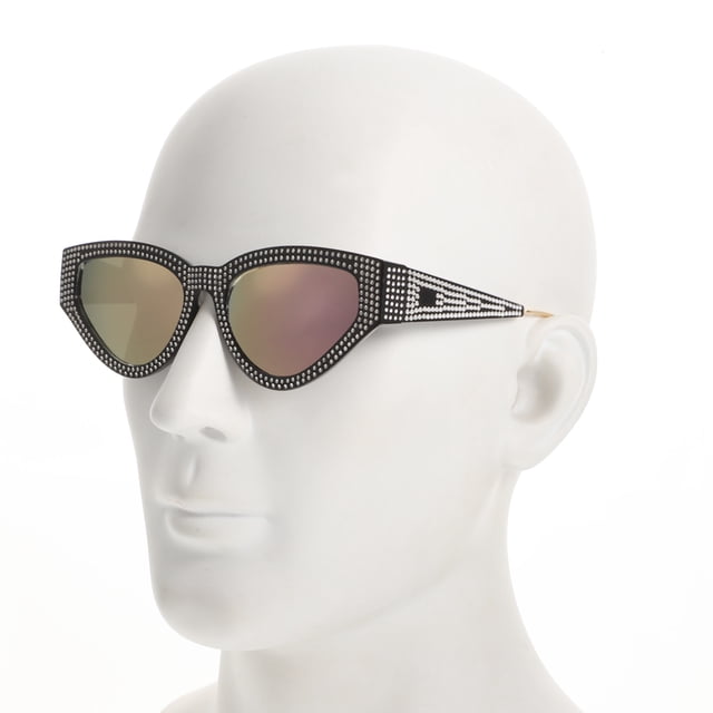 WHAMVOX 1Par Gafas De Sol Doradas Para Fiesta Y Uso Diario Con Montura Metálica Y Protección Uv