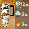 thumbnail image 3 of Fall Tumbler 40 oz Tumbler with Handle and Straw Lid Leak Proof - Welcome Home Pumpkin Coffee Mug Autumn Thanksgiving Fall Gifts for Women Happy Party, 3 of 6