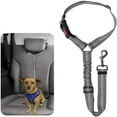 thumbnail image 6 of Dog Cat Safety Seat Belt Strap Car Headrest Reflective Nylon Restraint Adjustable Nylon Fabric Dog Restraints Vehicle Seatbelts Harness, 6 of 8