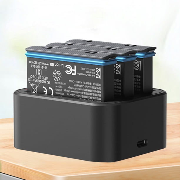 Cargador de batería 12V 3A Likrtyny triple portátil Para Insta360 X2 X3