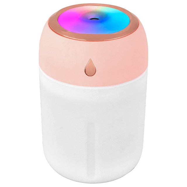 Lksixu Car Accessories Vehicle-mounted Humidifier Power Supply Via USB Power Cable Aromatherapy Machine Home Humidifier Low Noise Built- Colorful LED Lights Universal Car Interior Accessory