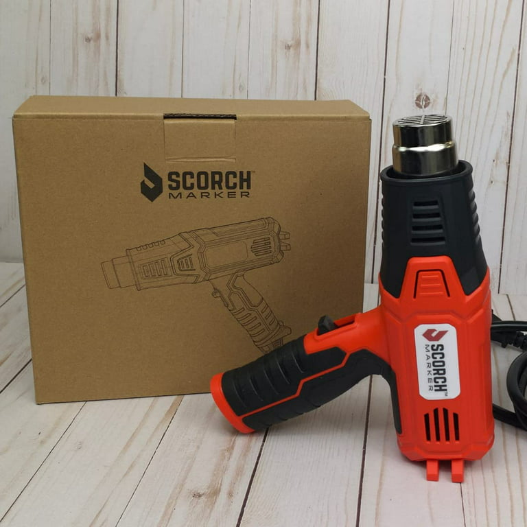 Scorch Marker Heat Gun, 1500 Watt Heat Gun for Woodburning Designs