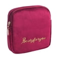 thumbnail image 2 of Bolsa De Almacenamiento De Toallas Sanitarias 13x13x4cm Bolsa Para Copa Menstrual Para Ni?as, Adolescentes Y Mujeres, Color Rojo SM SunniMix Bolsa de período portátil, 2 of 8