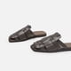 thumbnail image 4 of Sandalias planas para mujer cómodas zapatillas planas de tejido elegante para fiestas y vacaciones, 4 of 8