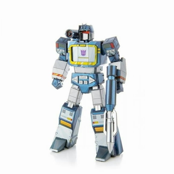 Transformers Collectible Soundwave Colored Metal Earth Model Kit Action Figures