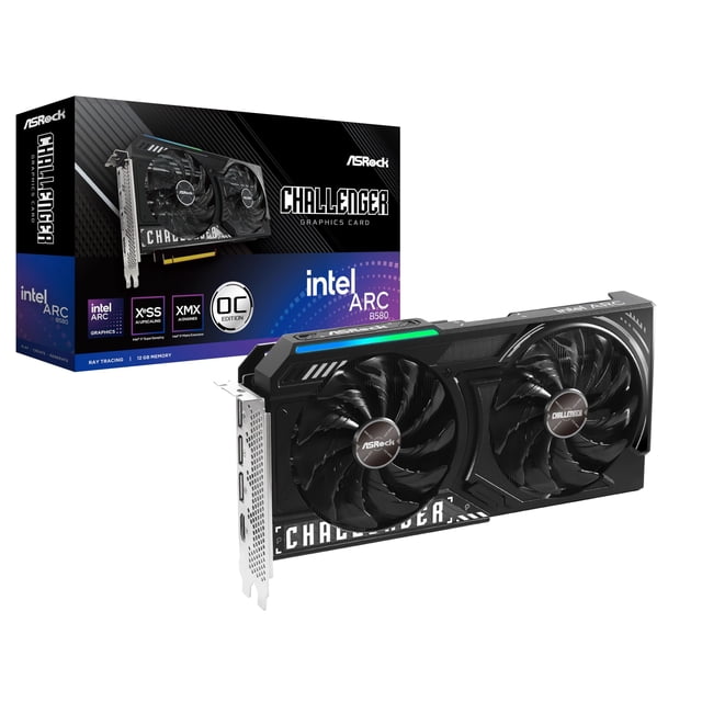 Tarjeta gráfica ASRock Intel ARC B580 Challenger 12GB GDDR6