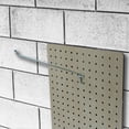thumbnail image 3 of SSWBasics 10 Inch Chrome Pegboard Hooks - 20 Pack of Peg Board Hooks - Durable Pegs for Pegboard - Fits 1/4" or 1/8" Holes - Ideal for Organizing Tools and Accessories, 3 of 7